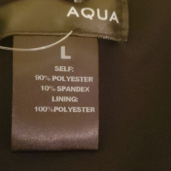 Aqua Black Velvet Romper Large NWT - Picture 4 of 7